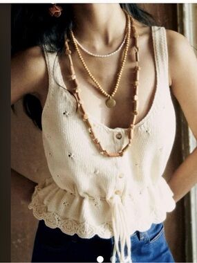 ISO Sezane Giselle top in L